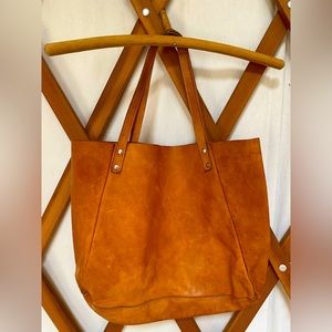 American Apparel Leather Tote